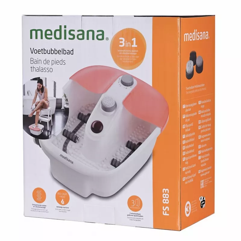 Medisana FS 883 jalgade spa, oranž/valge, 80 W