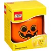 LEGO Storage Head kõrvits, väike, hoiukarp oranž/must