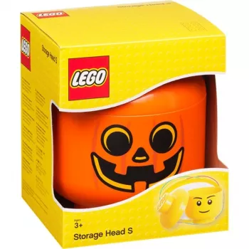 LEGO Storage Head kõrvits, väike, hoiukarp oranž/must