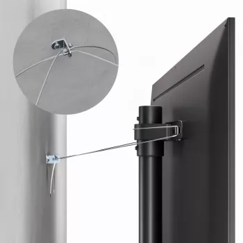 TV põrandaalus MACLEAN MC-494 32-tollistele kuni 70-tollistele teleritele, VESA kuni 400×400 mm, maksimaalne koormus 40 kg, kallutus 70°