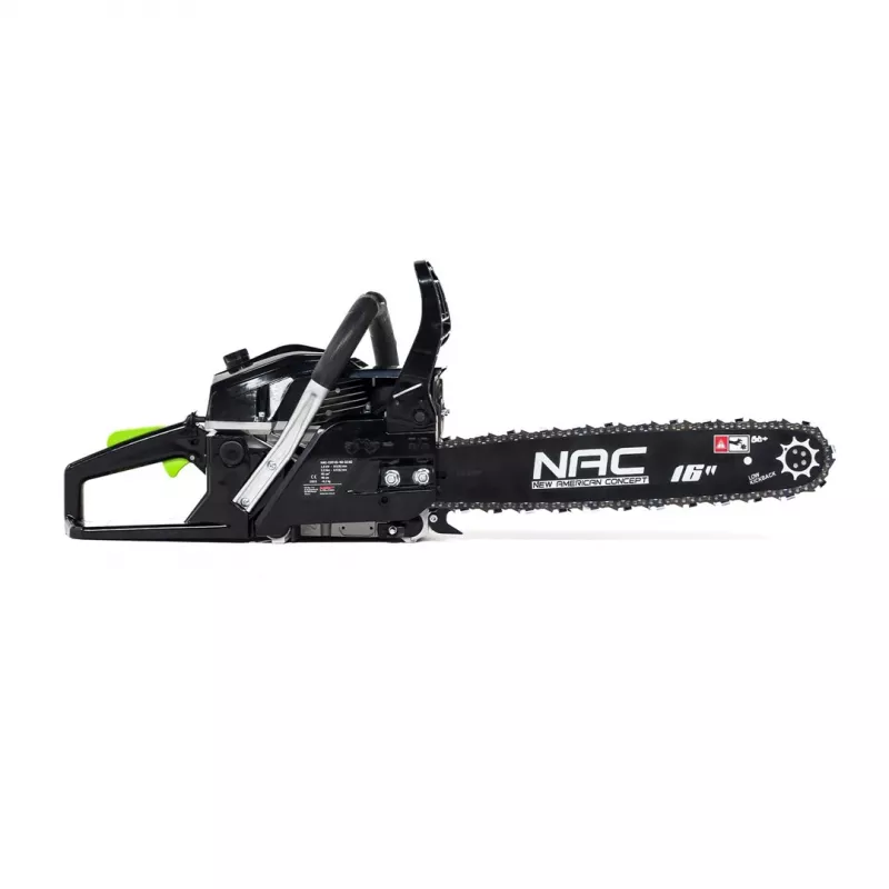 Bensiinimootorsaag NAC CST45-40-02AC, 45 cm³, 1,9 kW (maks 2,4 kW), 40 cm latt, 66 lüli, 1,5 mm kett