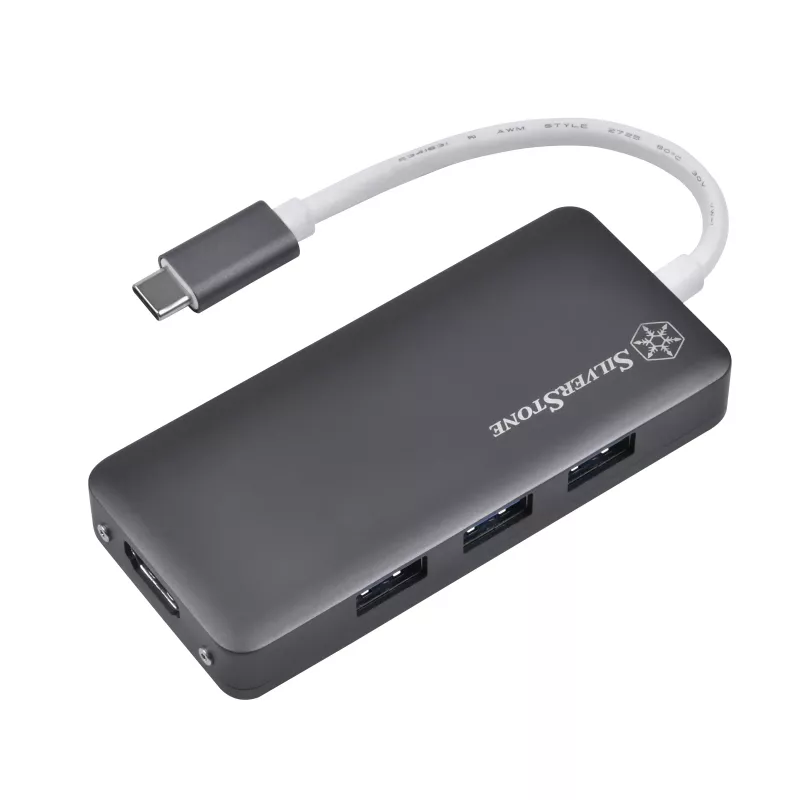 SilverStone SST-EP14C - USB 3.1 Type-C Gen1 HDMI-ga, 3x USB 3.1 Gen 1 Type-A, 1x USB 3.1 Gen 1 Type-C (PD 2.0 laadimine) (SST-EP14C)