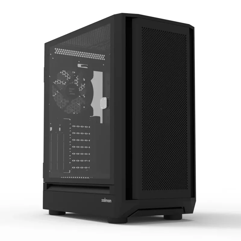 Arvutikorpus Zalman i6 Must, ATX, must