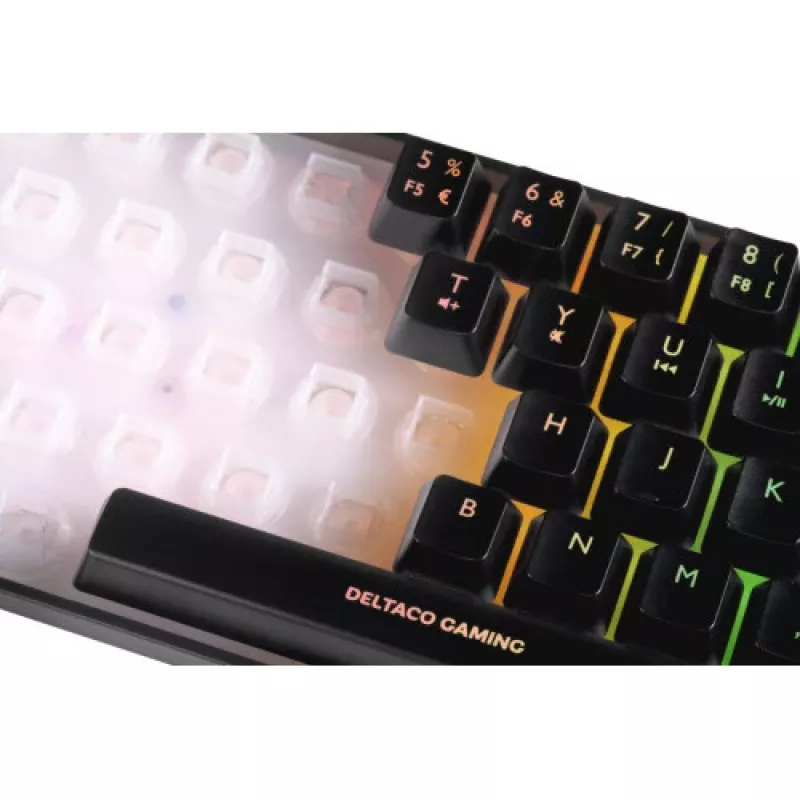Deltaco Gaming klaviatuur DK240 mini 60% USB, RGB must