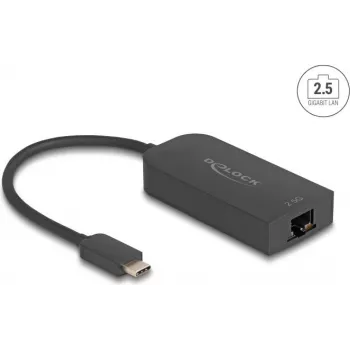 Dokkimisjaam DeLOCK 66046 USB 3.2 Gen 1 USB-C Must Ethernet 2.5G