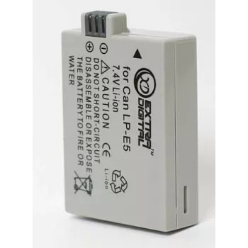 Aku extra digital LP-E5 7.2V 1800mAh Canoni kaameratele