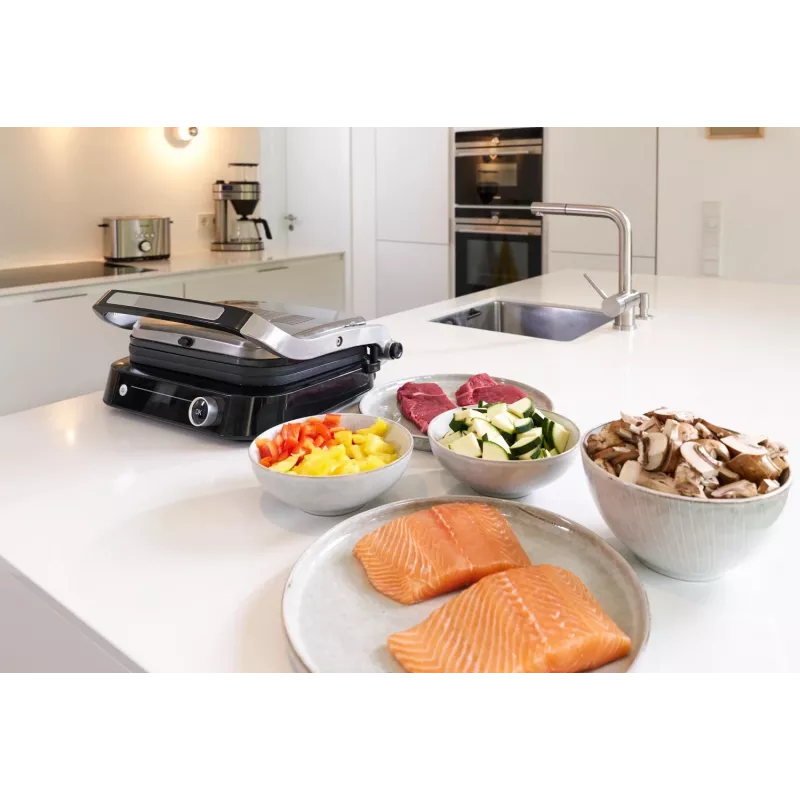 Kontaktgrill SEVINI Pro, KG 2395 (hõbedane/must, 1800 W)