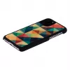 Nutitelefoni ümbris iKins iPhone 11 Pro jaoks — mosaiikmust kaitseümbris