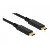 USB-kaabel DeLOCK 83042 USB 3.2 Gen 2 0,5 m USB C Must