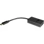 INTER-TECH adapter M.2 USB USB-C-ks K-1696-P2, emane M.2, isane USB-C, 5V, 37×54×12 mm, must