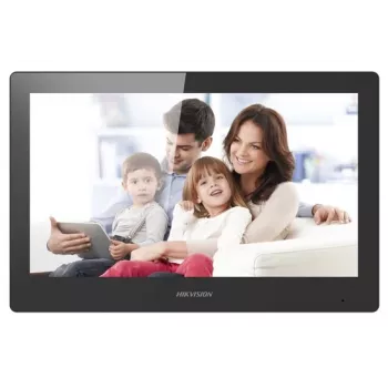 Hikvision DS-KH8520-WTE1 videointercomi süsteem 25.6 cm (10.1) Must