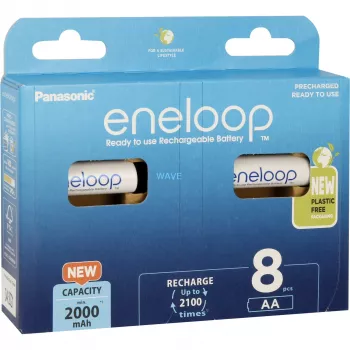 Laetavad patareid PANASONIC ENELOOP AA 2000 mAh 8 tk (BK-3MCDE/8HH)