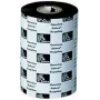 Termosiirderibbon Zebra 4800 Resin 220 mm x 450 m, must, südamiku Ø 25 mm