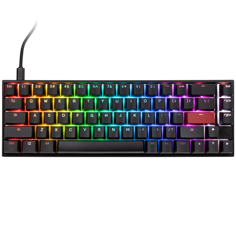 Ducky Mecha Pro SF klaviatuur mängimiseks, USB, USA inglise keel, must