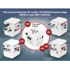 Reisiadapter GEMBIRD TPA-1A2C20-01-W — 20 W, USB-A (18 W) + 2× USB-C (20 W), Type E pistik, valge
