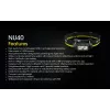 Pealamp Nitecore NU40 must LED 2 lampi IP68