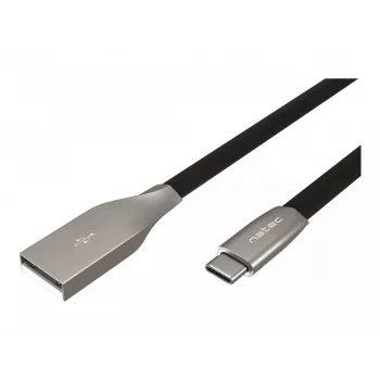 NATEC Kaabel USB-C/A 2.0 1m prati 1m must metall