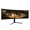 49-tolline kumer LED-kuvar Arozzi Nova — 5120 x 1440 Dual QHD, VA-paneel, 4 ms, USB-jaotur, VESA