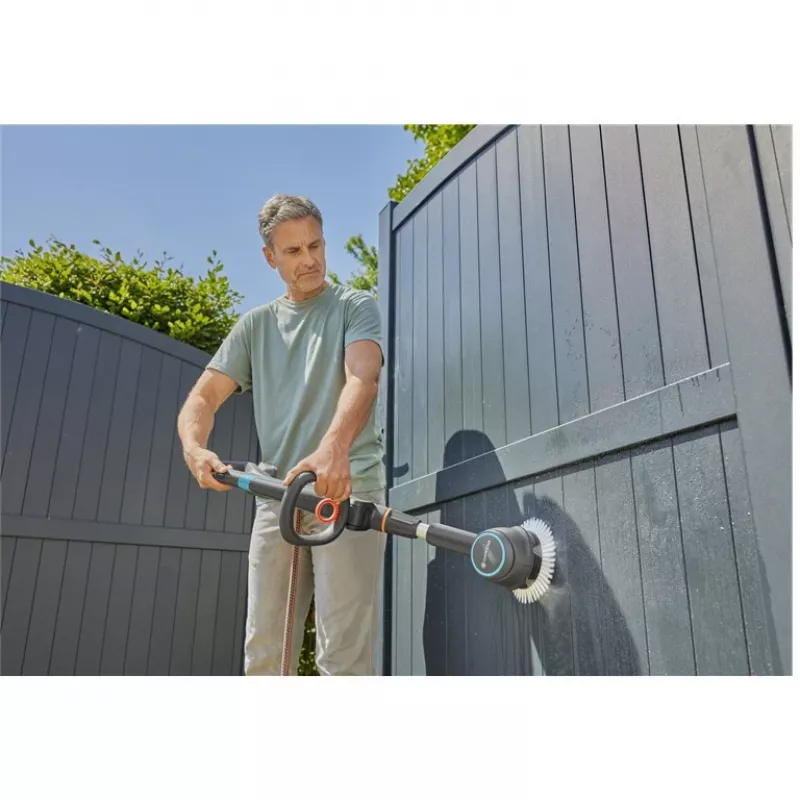 GARDENA Disc Brush Soft, akutoitelisele puhastuskombainile AquaBrush, pesuhari (hall/türkiis)