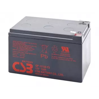 AGM aku 12Ah 12V F2 VRLA (GP12120)