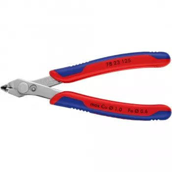 Knipex Super-Knips 78 23 125 elektroonika- ja täppismehaanika lõiketangid ilma faasita 125 mm