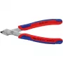 Knipex Super-Knips 78 23 125 elektroonika- ja täppismehaanika lõiketangid ilma faasita 125 mm