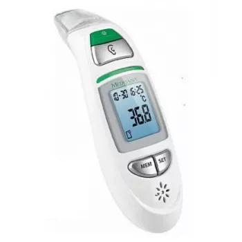 Kontakttermomeeter Medisana TM 750 — digitaalne kontakttermomeeter, mälu 30, vahemik 0–100°C, °C/°F, LCD, valge