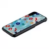 Kaitsev telefoniümbris iKins iPhone XR-ile — Must Poppin Rock disain