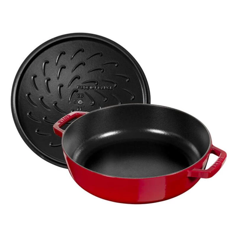 Staub Roaster Chistera 28cm ümmargune kirsipunane 40511-474-0 405114740 (40511-474-0)