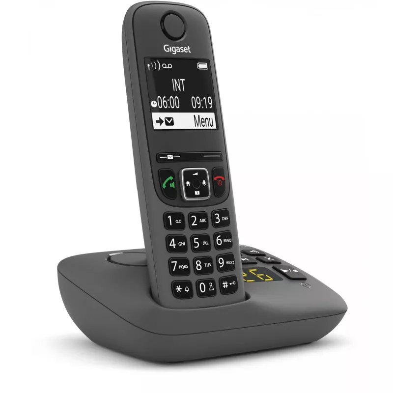 Analoog-/DECT-telefon Gigaset AE690A helistaja ID juhtmeta telefonipult antratsiit