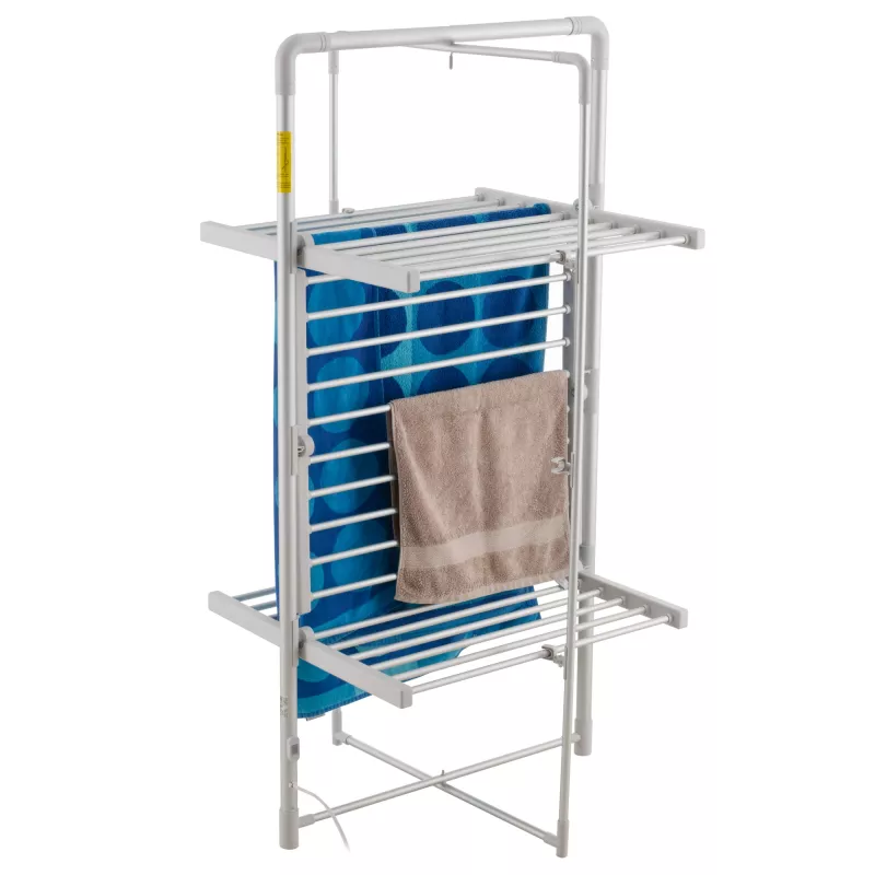 Elektriline kokkupandav riidekuivati Adler AD 7829 — 300 W, 148×52×90 cm, valge, eraldiseisev