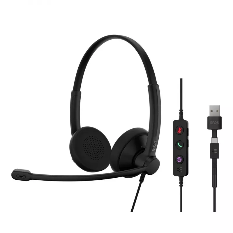 Peakomplekt EPOS IMPACT 100 MS Stereo USB-C+A