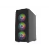 Korpus Fury Shobo SH4F RGB aknaga 4 ventilaatoriga MIDI arvuti PC