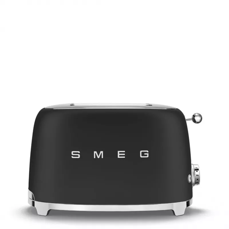Röster Smeg 50's Style TSF01BLMEU 2 viilu Must Roostevaba teras