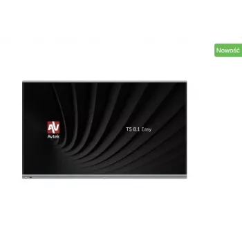 Interaktiivne ekraan AVTEK TS 8.1 EASY 75 75 tolli 3840x2160 60Hz IR puutetundlik ekraan Wi‑Fi 20‑punktiline, 400 cd/m², 24/7, VESA 600x400