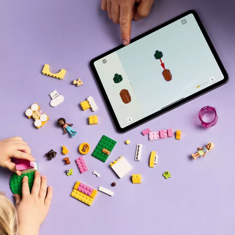 Konstruktsioonilelu LEGO Friends Puppy Playground komplekt 42665, 66 osa, 2 minifiguuri, vanus 4+