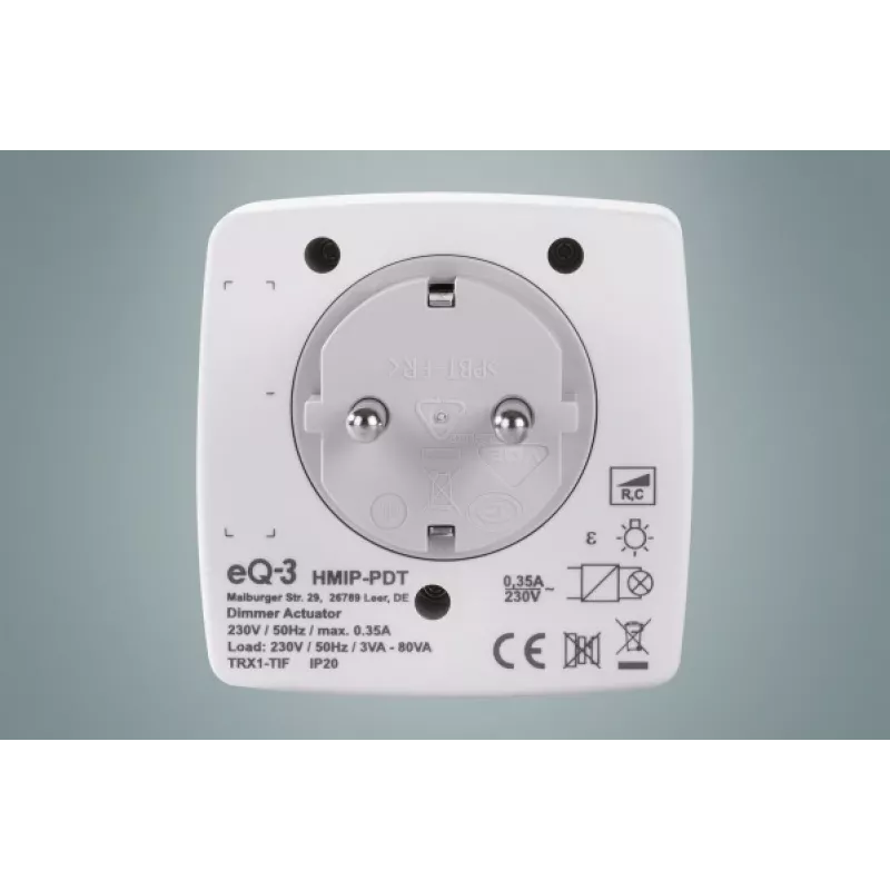 Dimmu ja lüliti eQ-3 AG HmIP-PDT väline valge