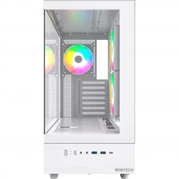 Montech XR Midi-Tower, karastatud klaas - valge
