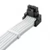 CableMod C-Series Pro ühenduskaabel - Variant A, 90°, 16-kontaktiline kuni 2x8-kontaktiline PCIe, valge