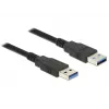 USB-kaabel DeLOCK 85059 USB 3.2 Gen 1 0,5 m Must