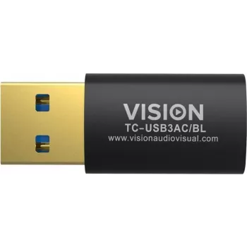 Vision Professional - USB-adapter - USB Type A (M) to 24 pin USB-C (W) - USB3.0 - Must (TC-USB3AC/BL)