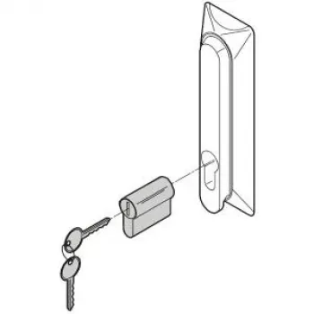 SCHROFF DIN-Profile Half Cylinder - PROFIL-HALBZYLINDER,EMKA 333 (60114121)