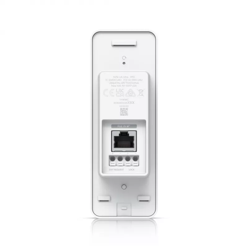 Ubiquiti Access Ultra põhiline juurdepääsukontrolli lugeja Valge