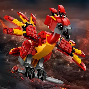 LEGO ehitatav Fawkes — Dumbledore'i fööniksi mudel 76448, 299 detaili, 160 mm kõrge, vanusele 8+