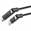 USB4 HDMI kaabel 4smarts ComboCord 240W 1,5 m – USB4-lt HDMI-le, 240W toiteedastus, 1,5 m pikkus