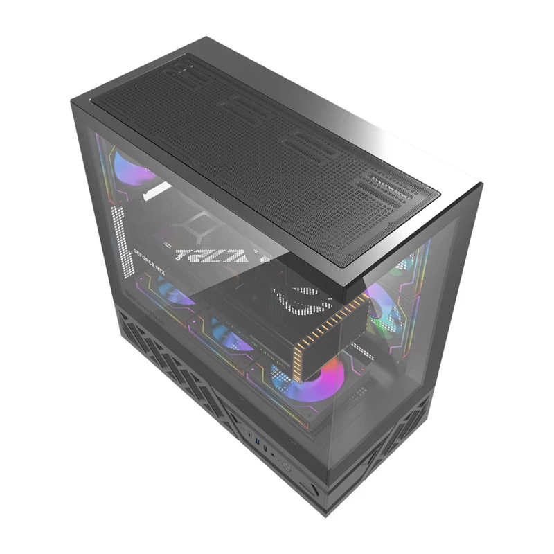 Arvutikorpus DarkFlash DS950 (must) — kesktorn ATX-ühilduv