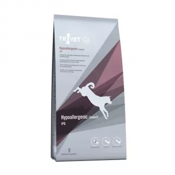 Kuiv koeratoit TROVET Hypoallergenic Insect 10 kg — täisväärtuslik teraviljavaba täiskasvanud koerte toit, 21% valku, 16% rasva