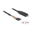 Jadaühenduskaabel DeLOCK 63947 USB 2.0 USB-C 2m