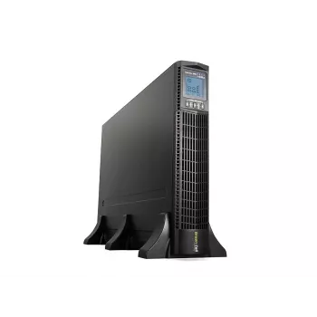 Katkematu toiteplokk roheline Cell UPS15 — online topeltkonversioon 3 kVA (2700 W), 6 vahelduvvoolupistikut, puhas siinus, LCD, torn, 6×12V/9Ah akud