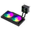Gamemax CPU vedelikjahuti | GLACIER 240 LCD BK | Intel, AMD
